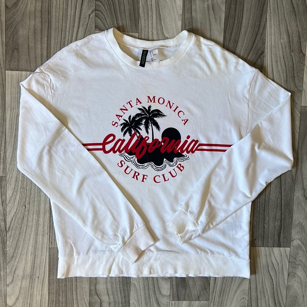 Santa Monica California Crew Neck
